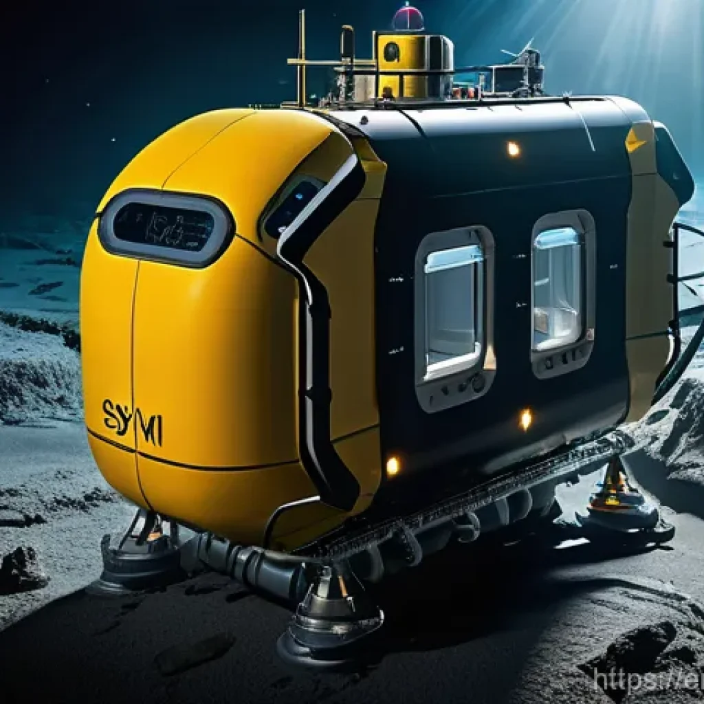 옥토넛과 실제 탐험대의 차이점 - **Prompt:** A realistic, highly advanced deep-sea submersible, resembling a modern research vehicle ...