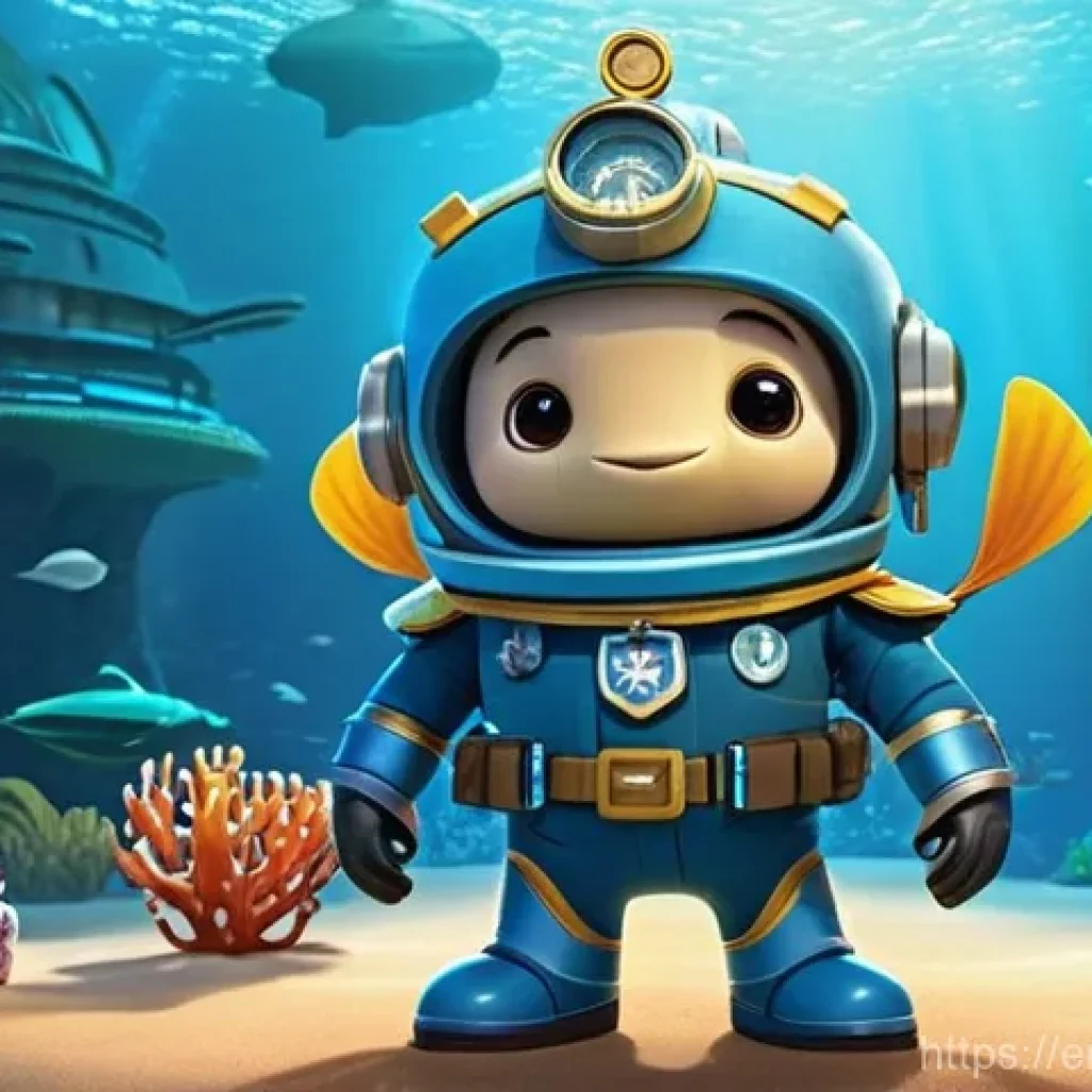 옥토넛 팬 메이드 콘텐츠 소개 - **Prompt 1: Cinematic Captain Barnacles Redesign**
    "A highly detailed, cinematic concept art ren...