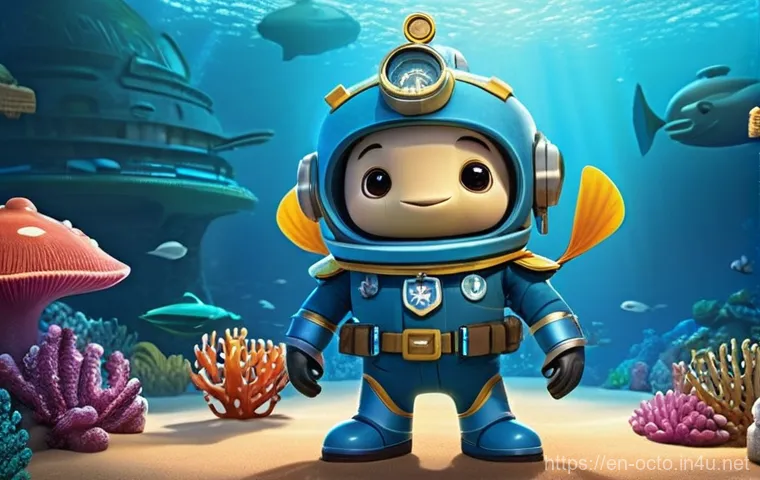 옥토넛 팬 메이드 콘텐츠 소개 - **Prompt 1: Cinematic Captain Barnacles Redesign**
    "A highly detailed, cinematic concept art ren...