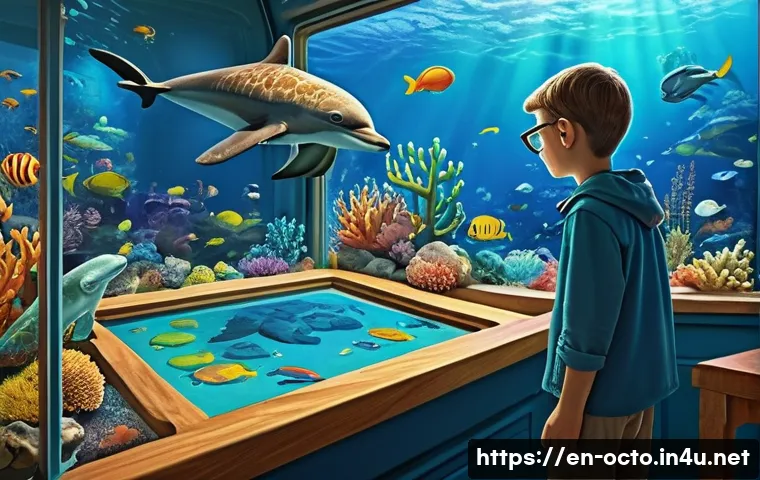 옥토넛과 해양 과학자의 협업 - **Prompt 1: The Ocean Storyteller's Adventure**
    "A vibrant, animated scene depicting a diverse g...