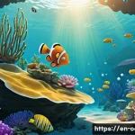 Home 20 옥토넛 팬덤의 독특한 문화 - A vibrant digital fan art scene featuring the Octonauts crew exploring a colorful coral reef teeming...