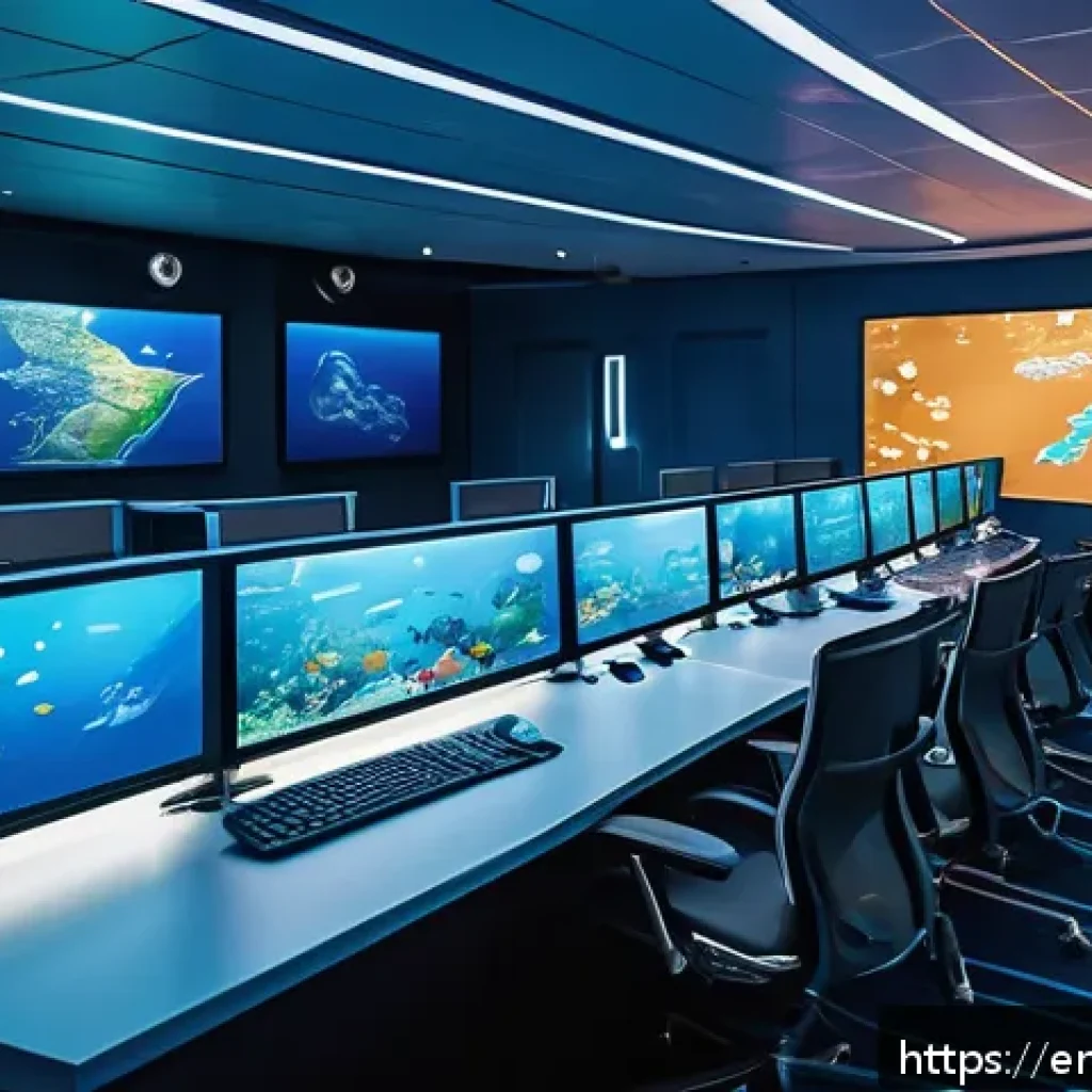 옥토넛 기지에서의 특별한 순간 - A vibrant and detailed underwater command center inspired by the Octonauts headquarters, featuring a...